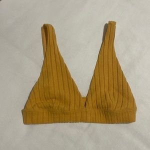 Alo Yellow Lounge Bra